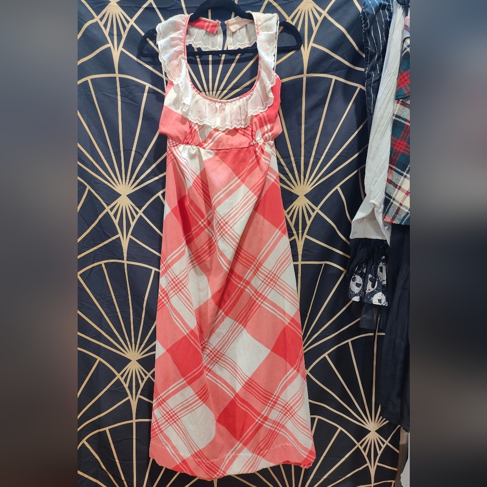 70s backless halter dress